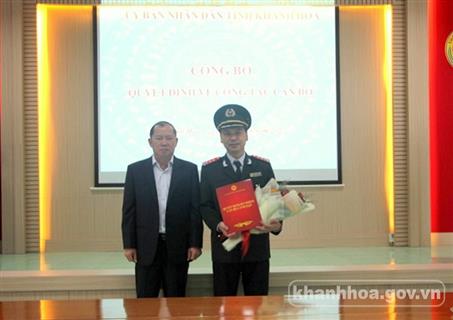 Ông Trương Thanh Phong giữ chức vụ Phó Chánh Thanh tra tỉnh